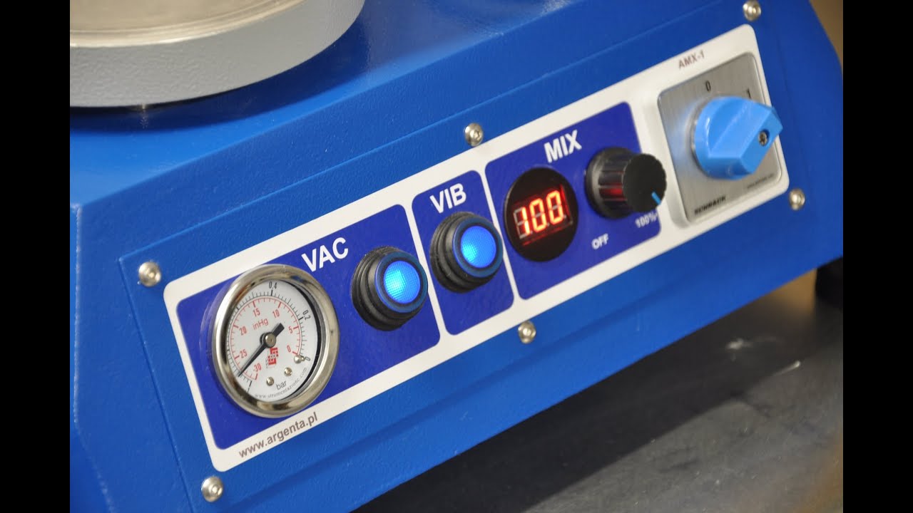 VACUUM MIXER FOR INVESTMENT POWDER AMX-1 - argenta.pl - available from February 2020