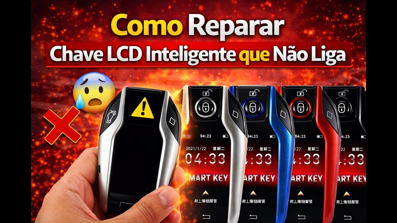 Como Reparar Chave LCD Inteligente que Não Liga