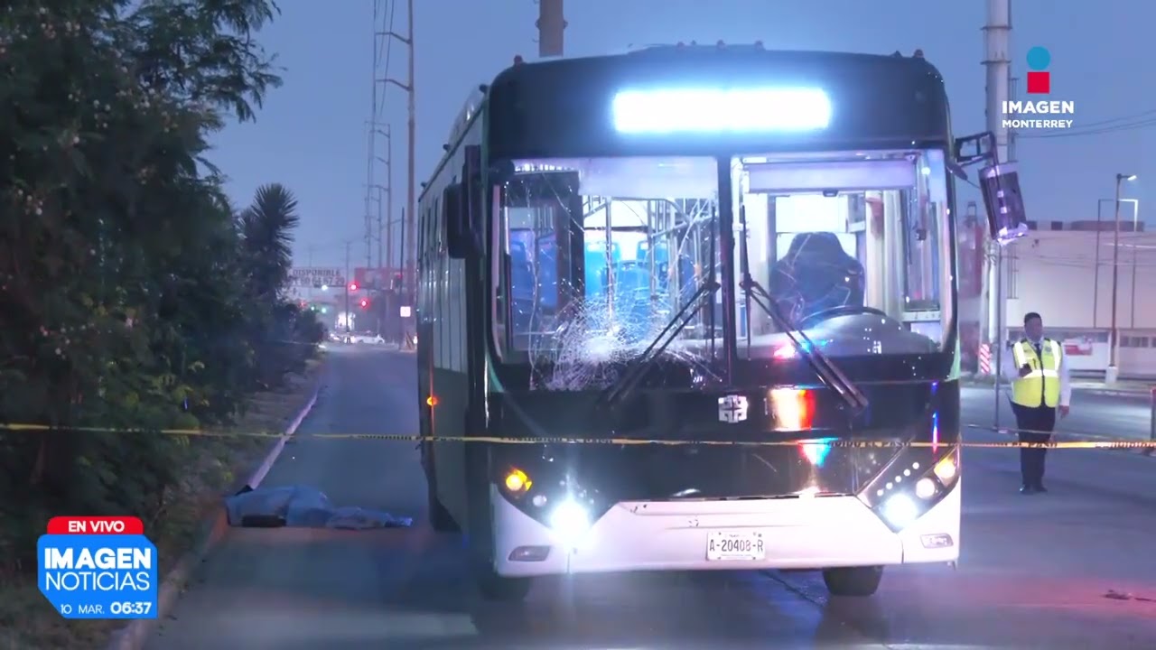 Fallece mujer impactada por unidad de ecov&iacute;a en Monterrey | Noticias MTY primera emisi&oacute;n