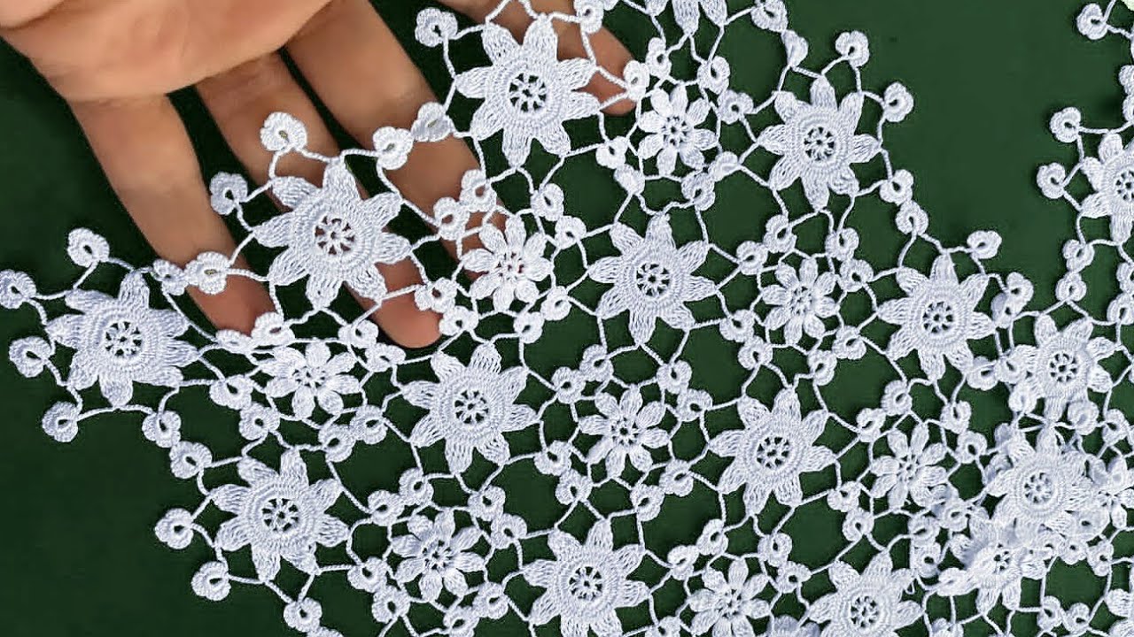 How to Crochet Motif Pattern |   Tutorial Crochet Doily Pattern