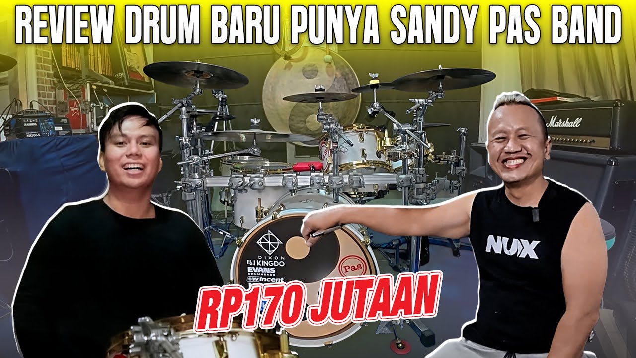 REVIEW DRUM BARU Rp170Jutaan PUNYA @sandypasband