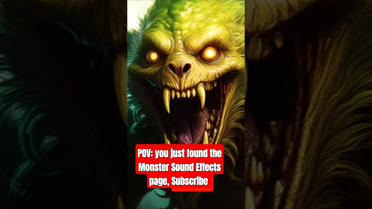 Screaming Scary Monster Sounds!