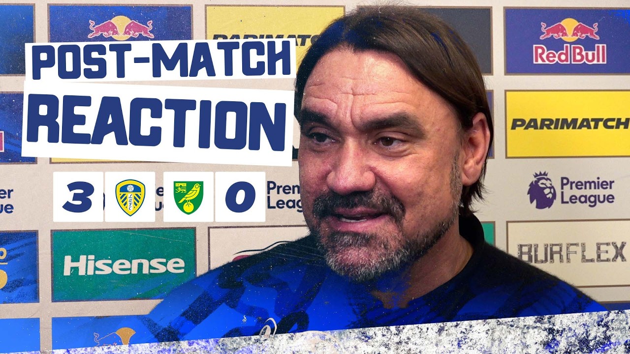 “The dream can continue” | Daniel Farke reaction | Leeds United 3-0 Norwich City