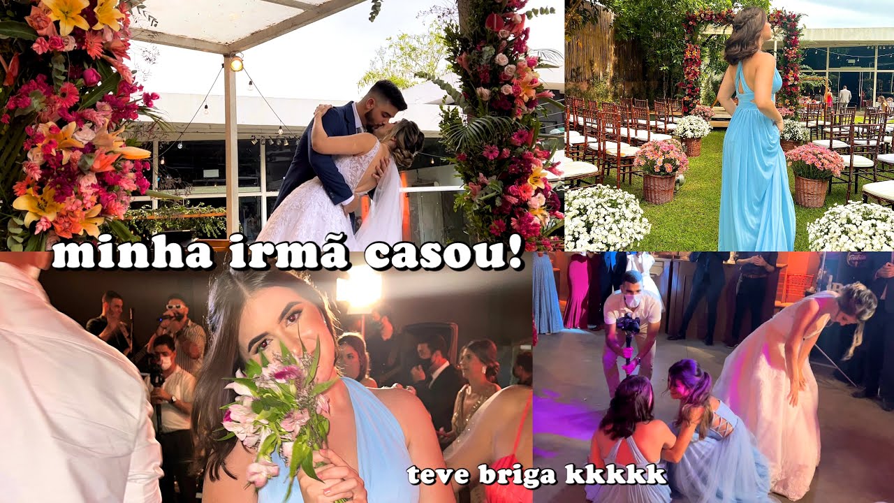 Minha irmã se CASOU e eu peguei o BUQUÊ