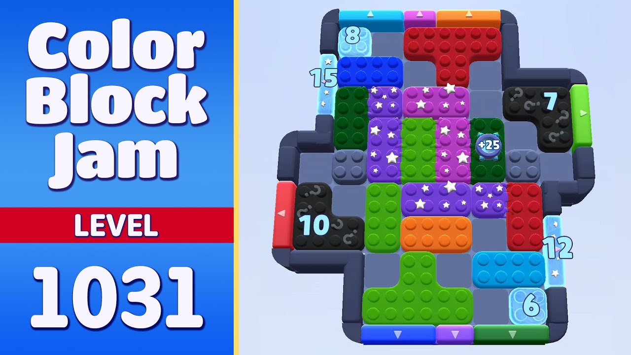 Color Block Jam Level 1031 (1032) | Every Puzzle Solved! 🎯