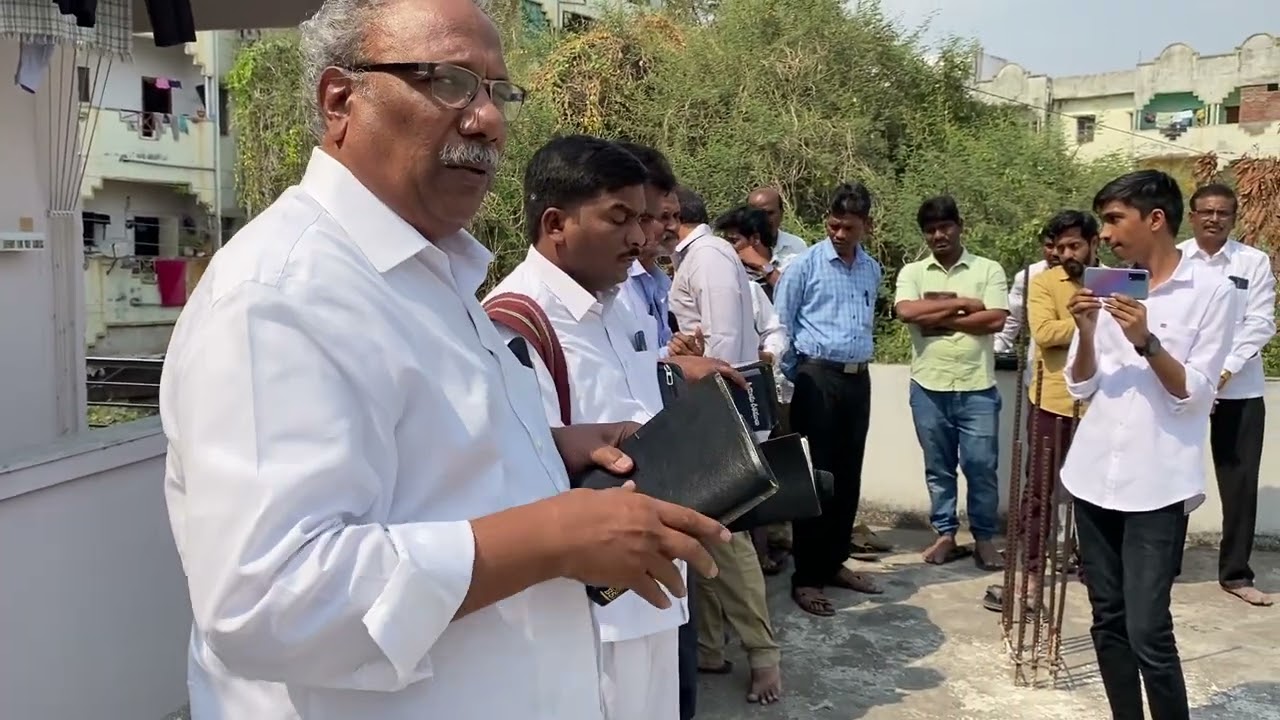 K M SAMSON GS HEBRON || Foundation stone || BETHEL || Mohan Nagar, Kothapeta
