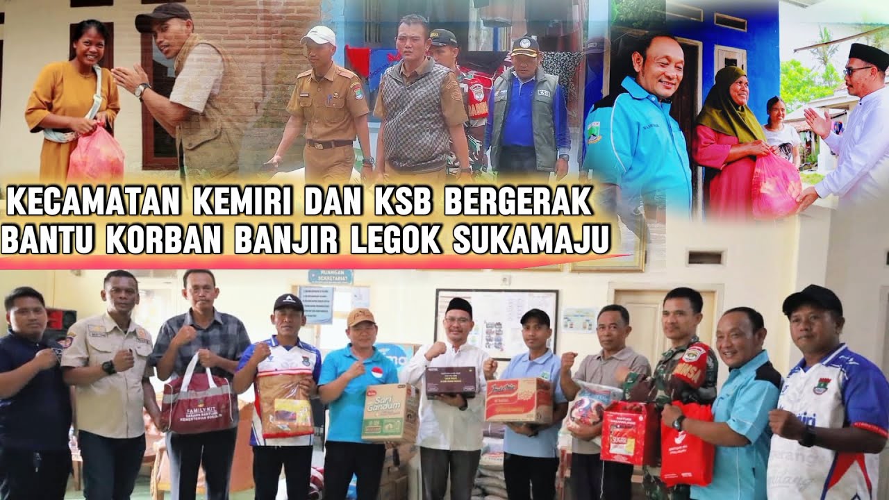 Sinergi Kecamatan Kemiri dan KSB, Sembako Disalurkan untuk Warga Terdampak Banjir