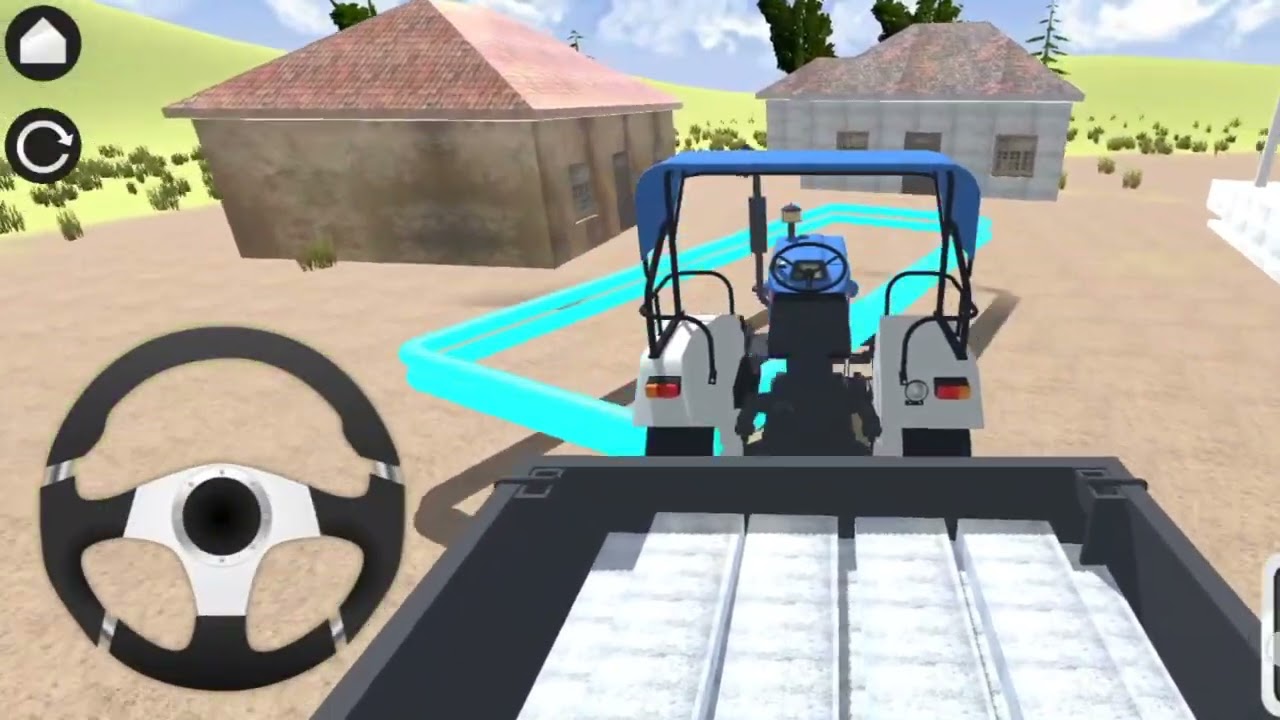 Indian Tractor Simulator Lite | Driving Pawertrac Tractor | Glitch maut 