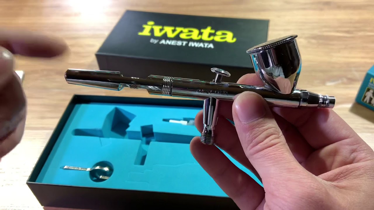 Iwata Eclipse hp-cs unboxing pl recenzja aerograf
