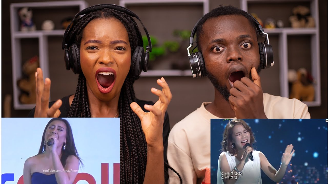 2 SINGERS ONE SONG Morissette Amon AND SOHYANG PERFORMING Oh Holy Night REACTION!!!
