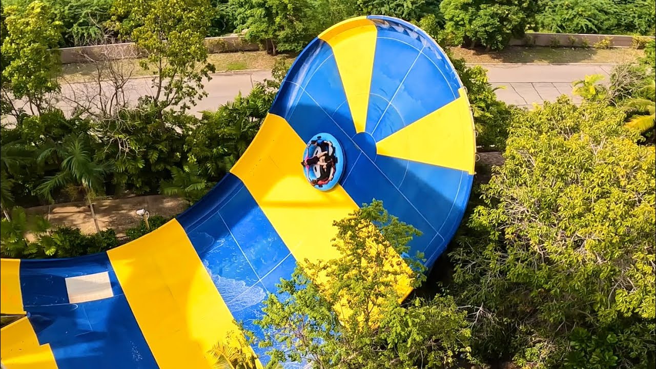 Water Slides At Vana Nava Water Jungle Water Park Hua Hin Thailand