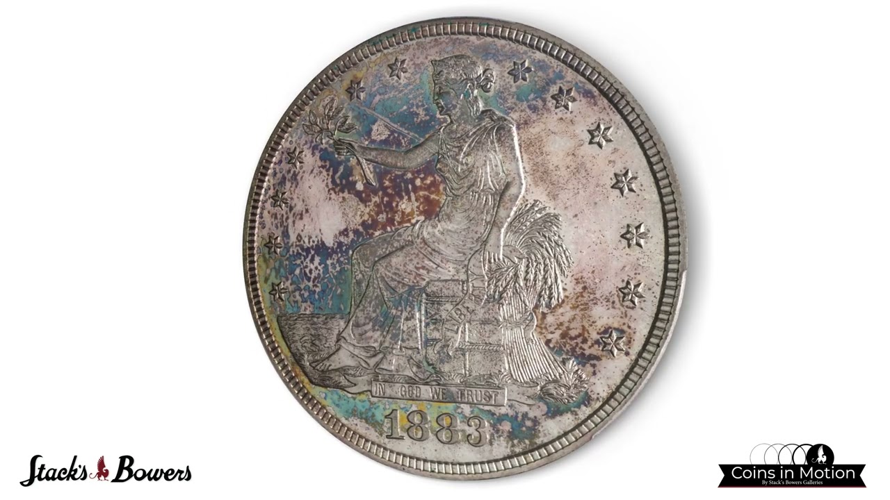 A Breathtaking Final-Year 1883 Proof Trade Dollar will  be sold in the Spring 2023 Auction.