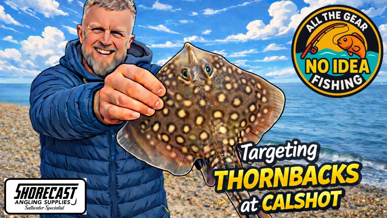 Targeting Thornback Rays at Calshot Beach | UK Shore Fishing #seafishing @KilfordsFishing