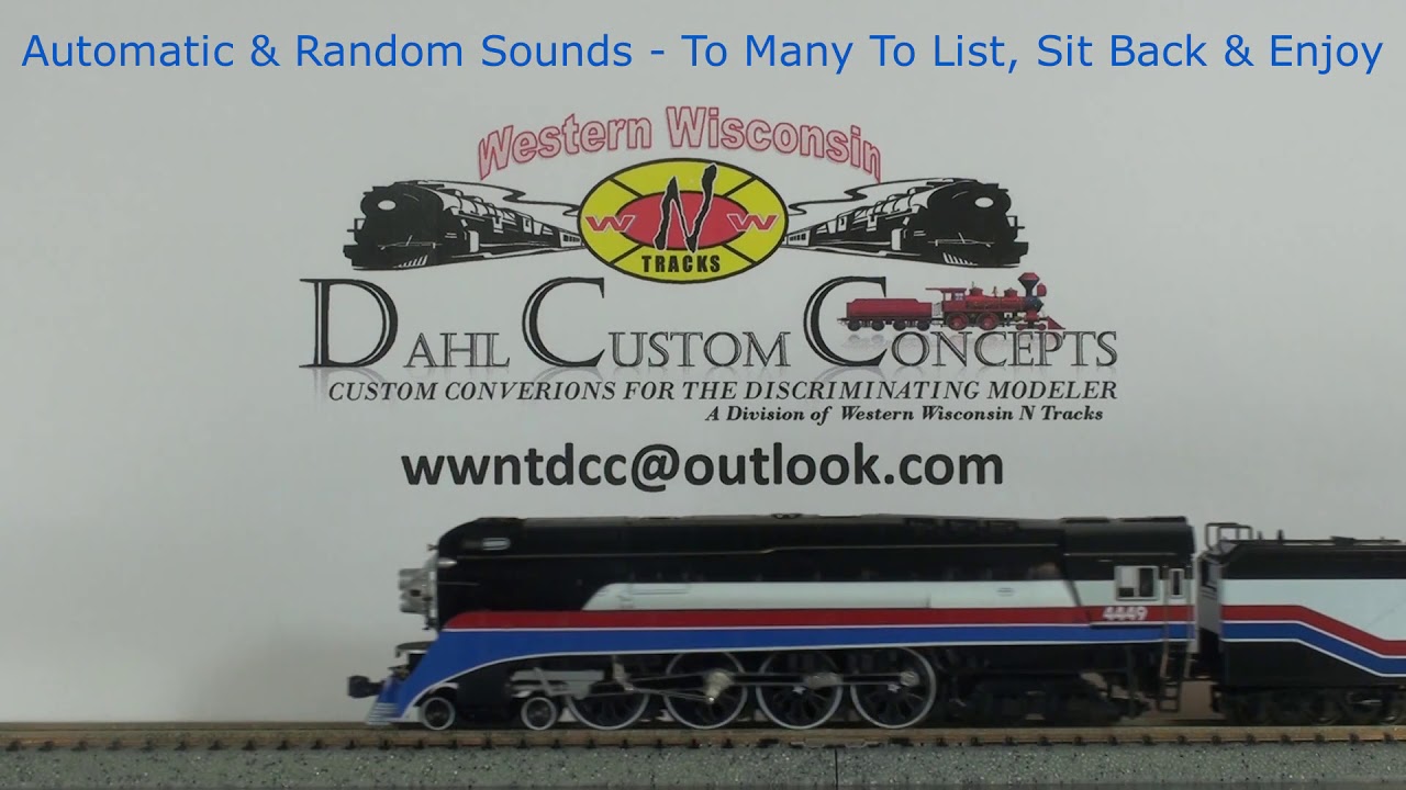 KATO GS4 AMERICAN FREEDOM TRAIN CUSTOM DCC/SOUND