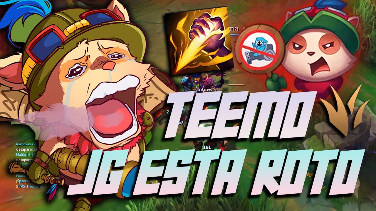 TEEMO JUNGLA EST&Aacute; IMPARABLE!! 💥🤑