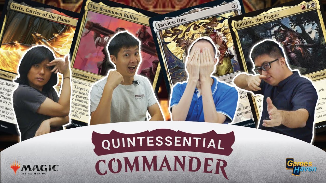 Beamtown Bullies v Kelsien the Plague v Syrix v Faceless ONE | MTG Commander EDH Gameplay