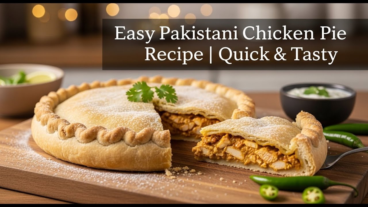 Easy Pakistani Chicken Pie Recipe | Quick & Tasty