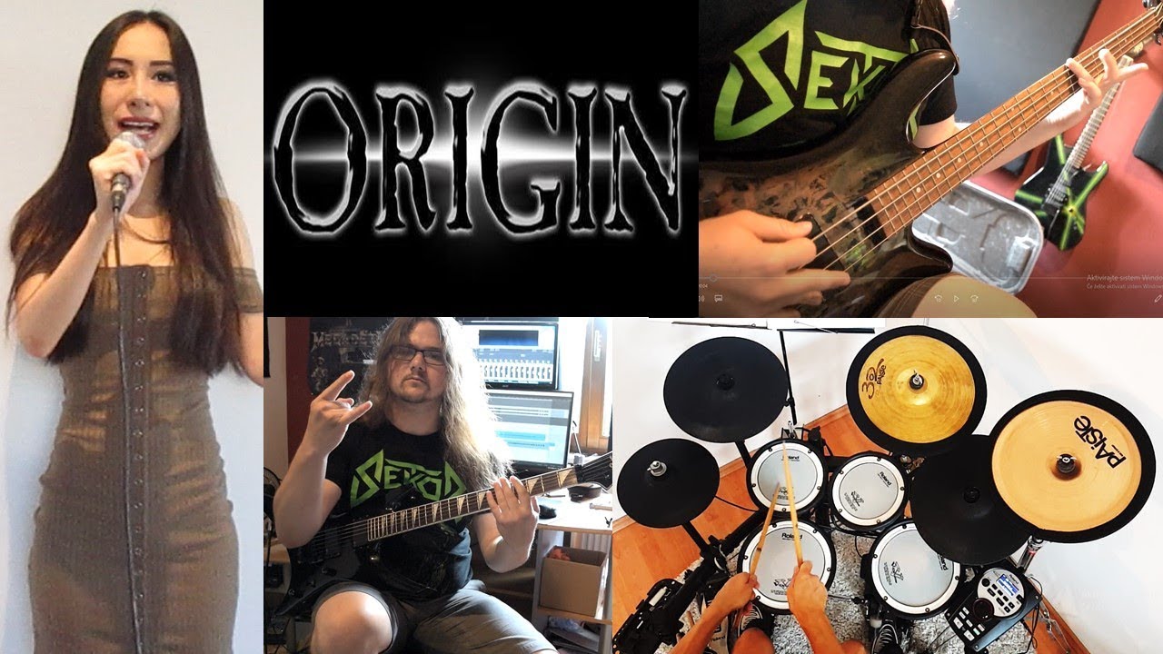 ORIGIN - Source of Icon O - Tech death metal Collab cover (Ristridi, Lilly Kim, Bobnar)