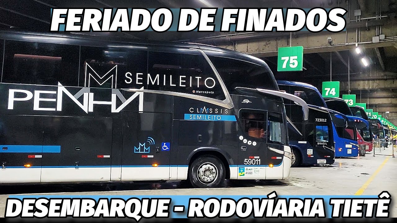 MOVIMENTAÇÃO no DESEMBARQUE da RODOVIÁRIA DO TIETÊ no FERIADO DE FINADOS!