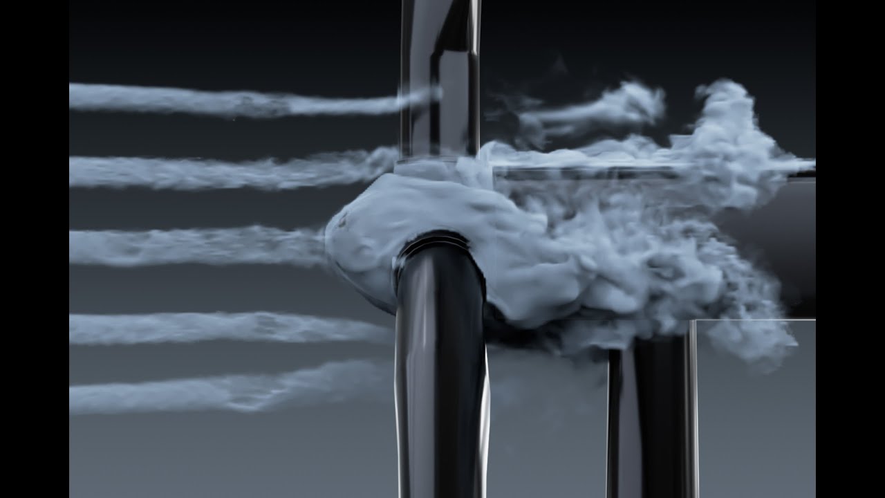 Pyro fan smoke collision in cinema4d#cinema4d