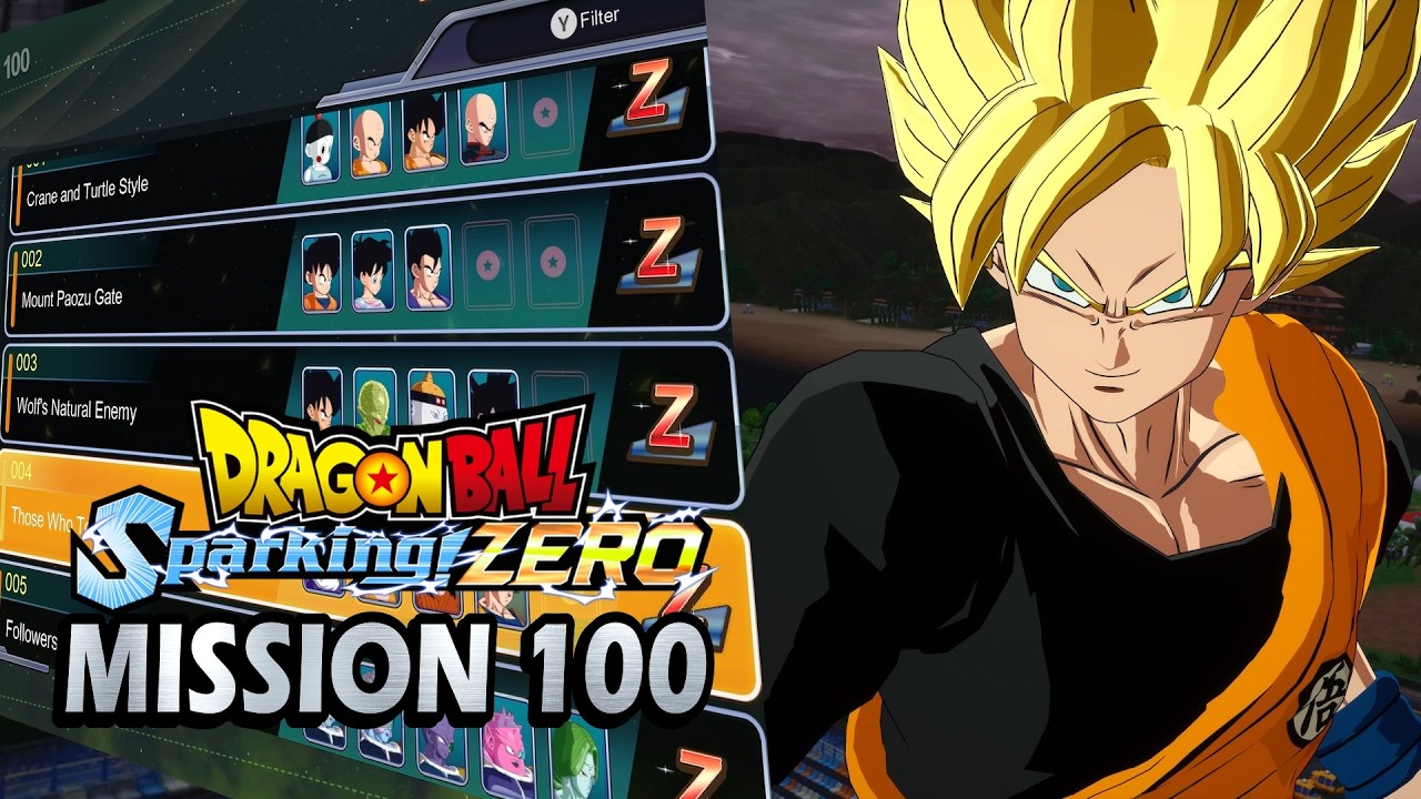 Goku Z Ranks Mission 100 In Sparking! ZERO