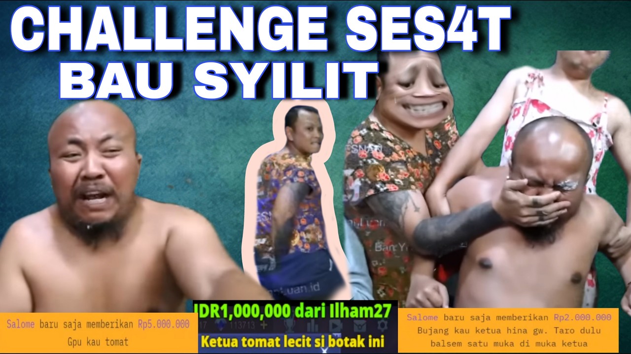 SALOME MERESAHKAN 🔥 CHALLENGE LECIT OLES BALSEM DAN MANDI GPU - Pascol Moment