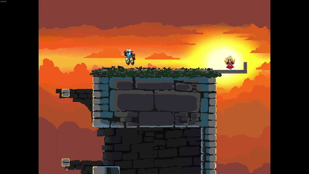 falling all the way down - jump king