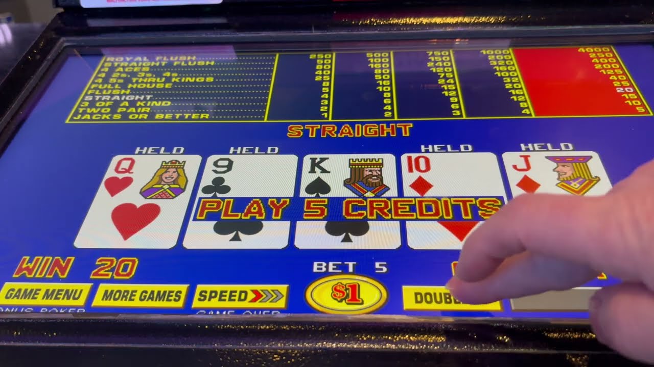 Ascend Bar Top Video Poker 
