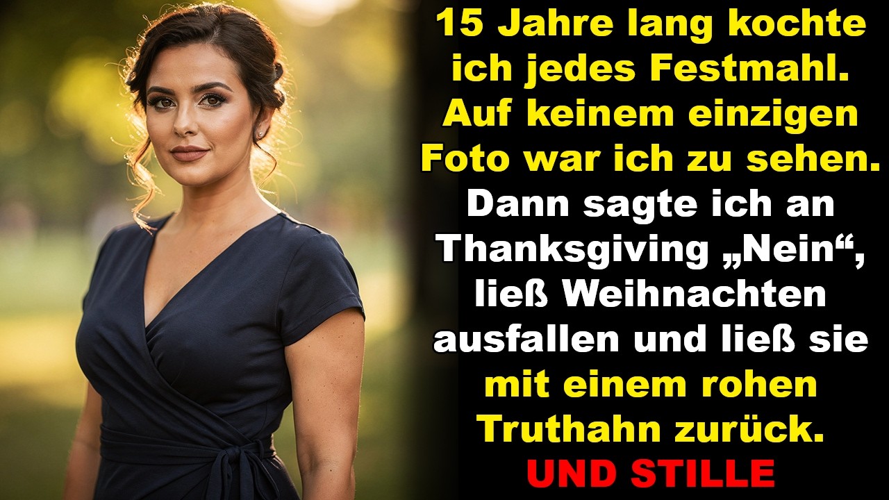 Meine Familie machte mich zum Festkoch – bis ich an Weihnachten fehlte und sie panisch wurden …