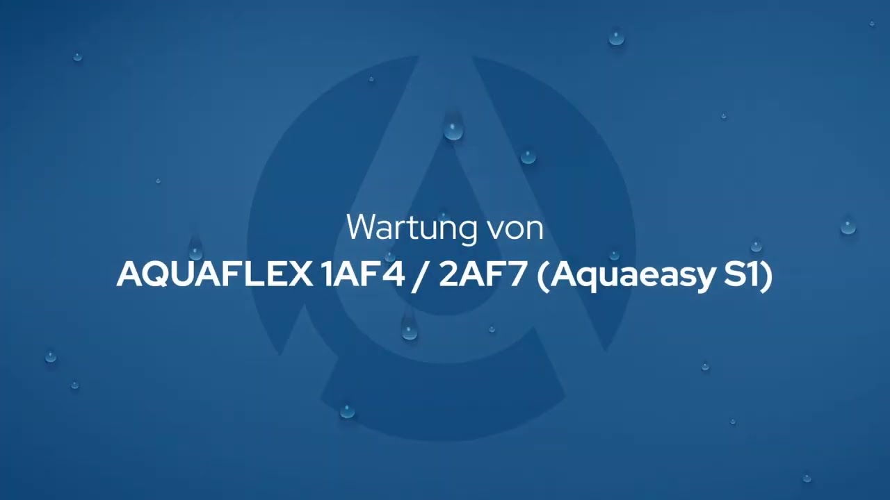 AQUAFIDES - Wartungsanleitung AQUAFLEX/AQUAEASY