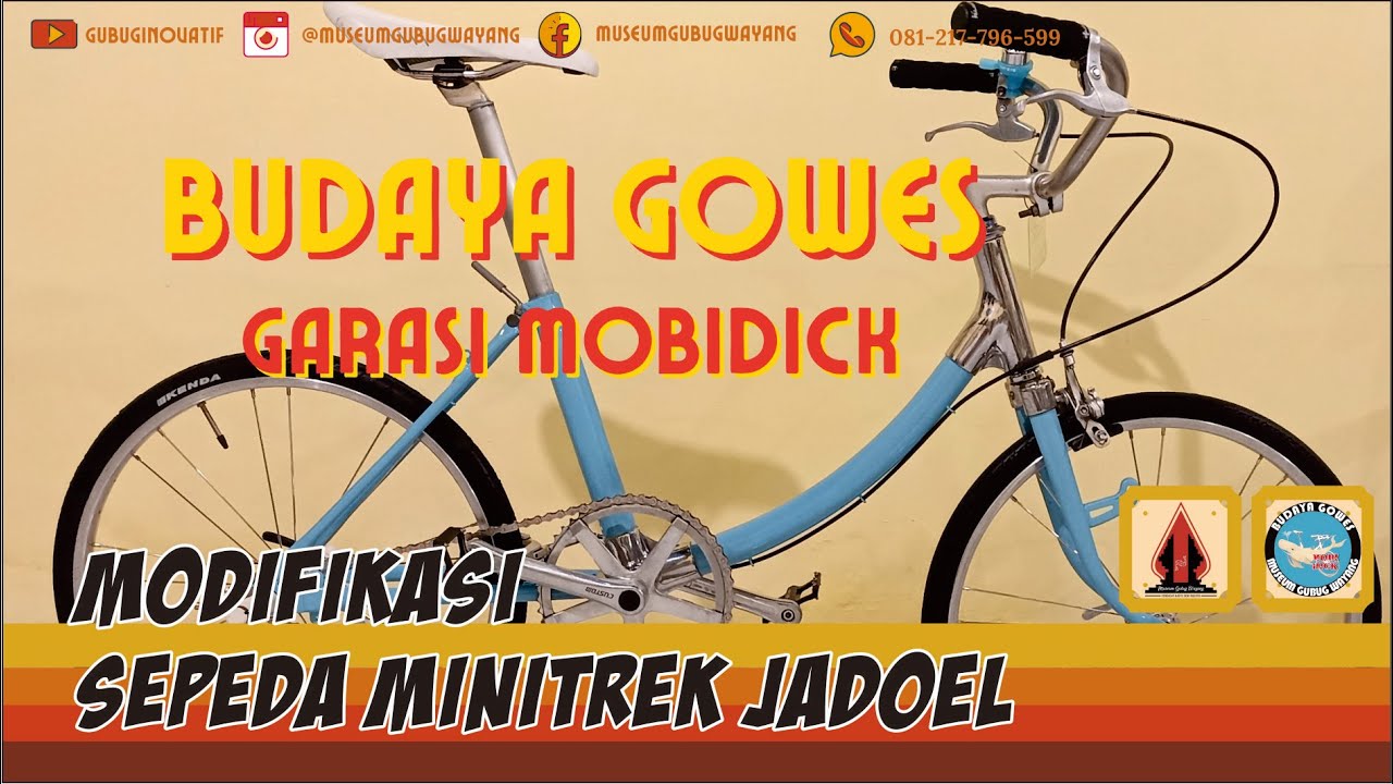 MODIFIKASI SEPEDA MINITREK JADOEL || GARASI MOBIDICK #minitrekjadoel
