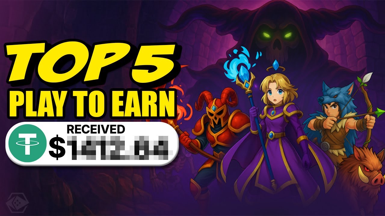 🤯 Explore... and earn REWARDS?! Top 5 Play to Earn Adventure Games August 2025