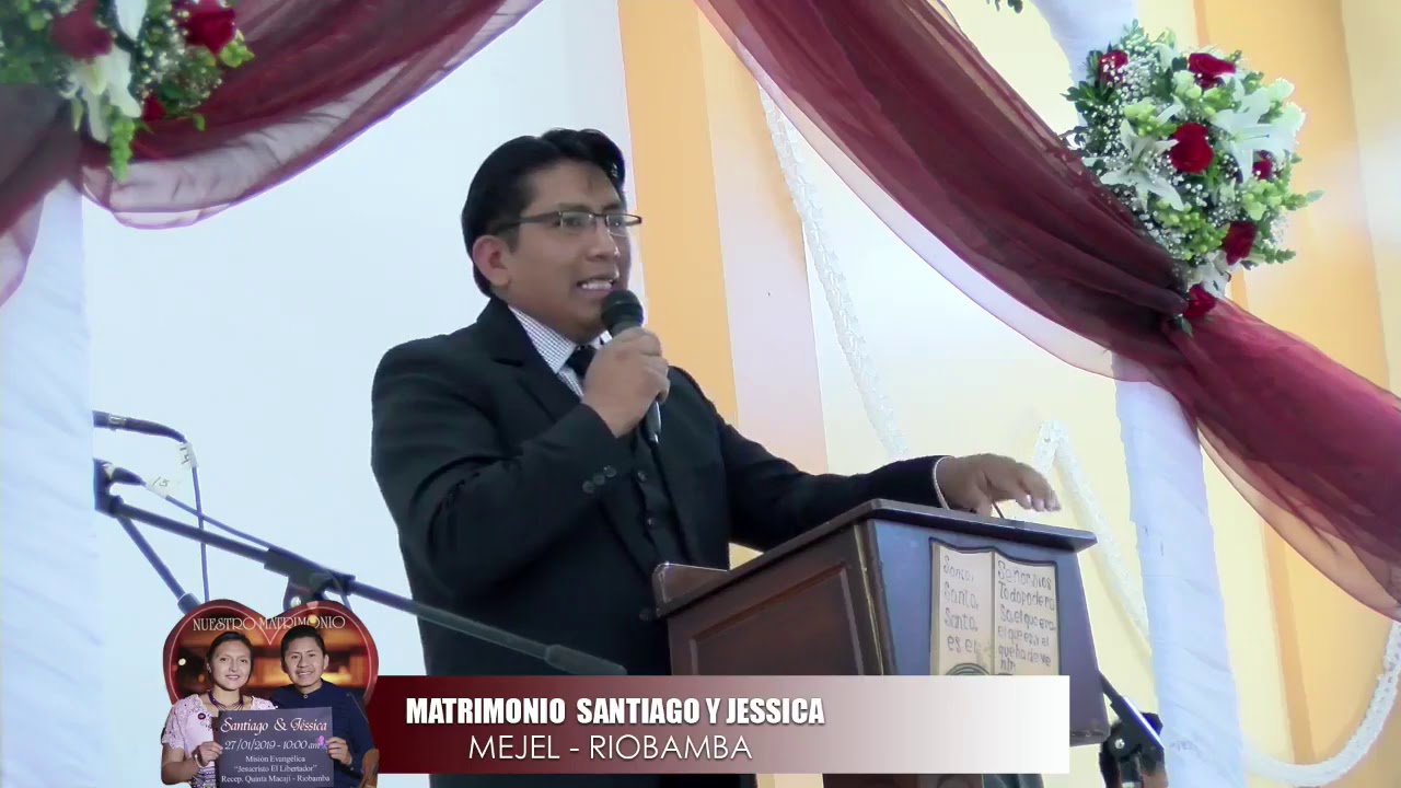 Matrimonio de Santiago pomaquero