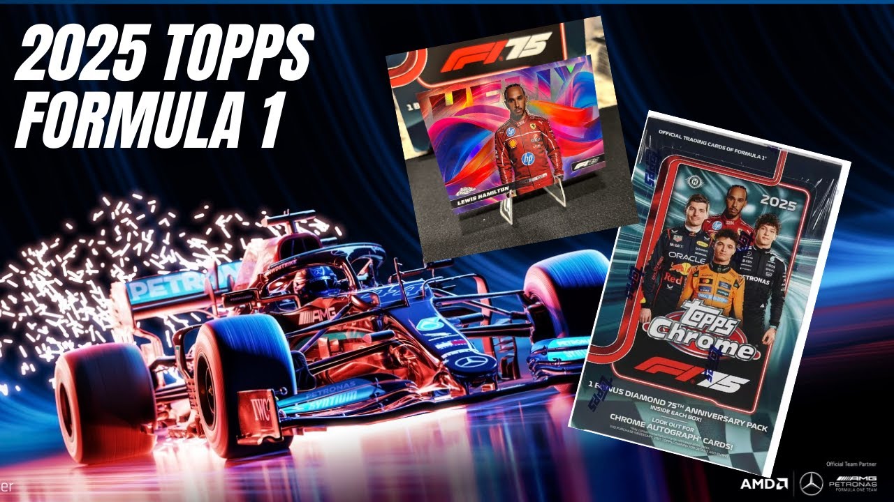 Huge Lewis Hamilton Case Hit Pulled! 2025 Topps F1 Hobby Box