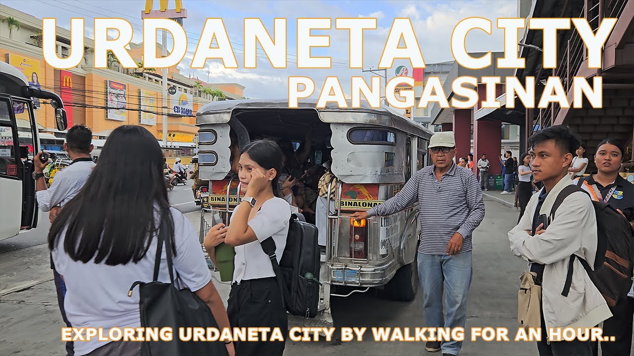 URDANETA CITY PANGASINAN PHILIPPINES ONE HOUR WALKING TOUR