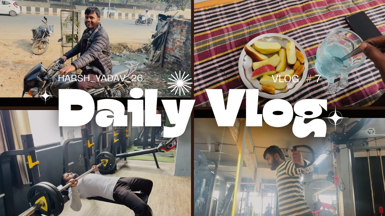 Driver Ke Sath Gym 😂🏋️‍♂️ #vlog 7