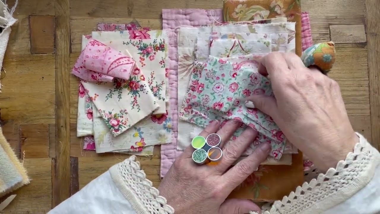 #slowstitching | Quick Slow Stitch | Pins, Needles, Scissors Project PART 1