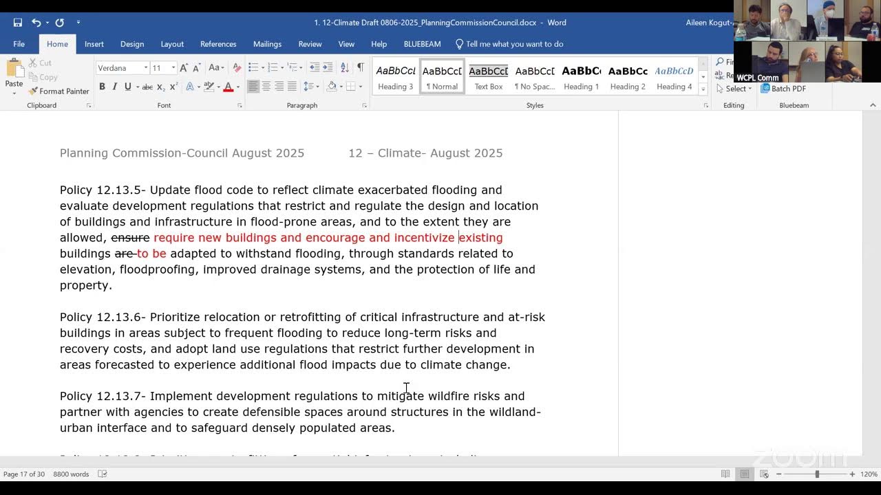 Whatcom County Planning Commission Meeting