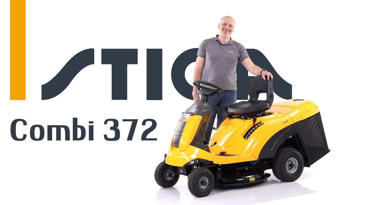 Обзор садового минирайдера Stiga Combi 372