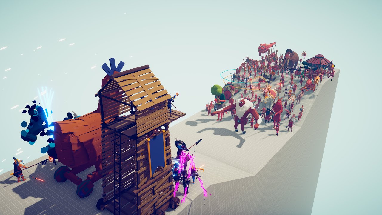 HIDDEN UNITS Team vs ALL UNITS Team - Totally Accurate Battle Simulator TABS