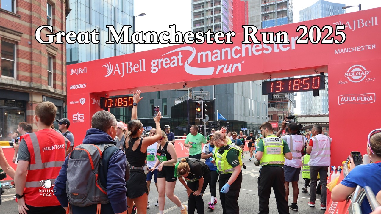 AJ Bell Great Manchester Run 2025 | Лучшие моменты забега на 10 км и полумарафона
