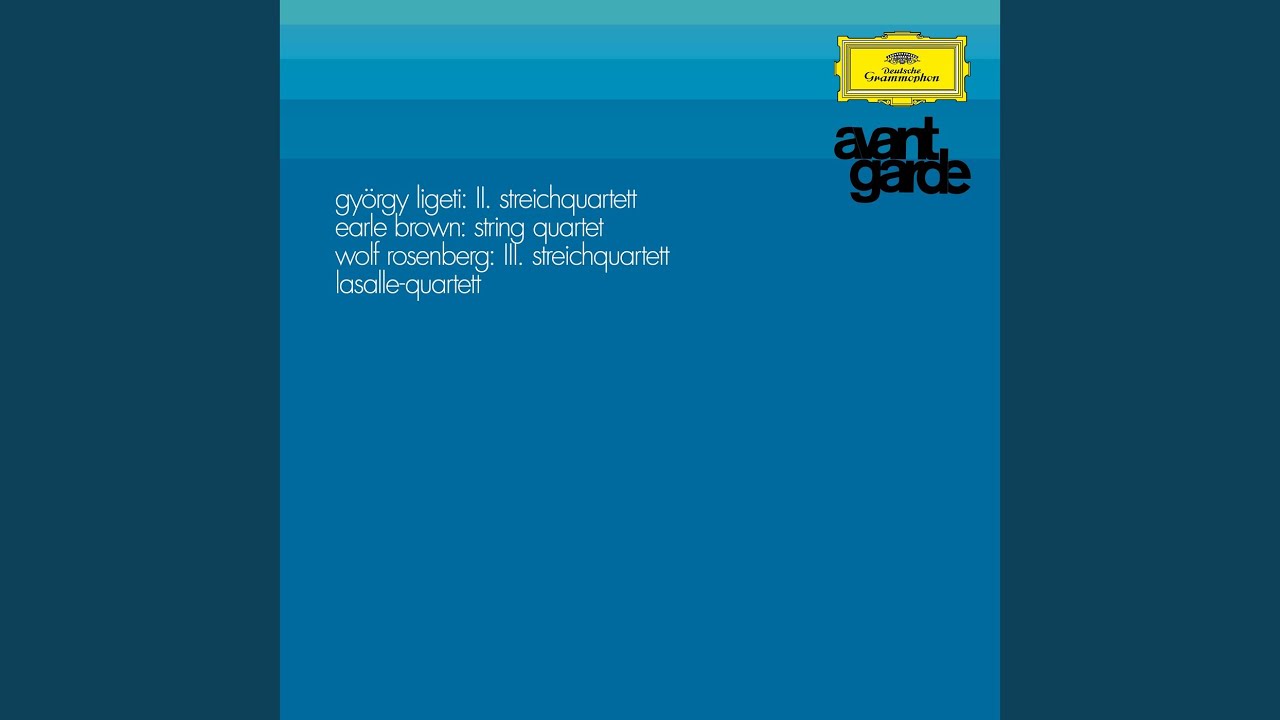 Ligeti: String Quartet No. 2: II. Sostenuto, molto calmo