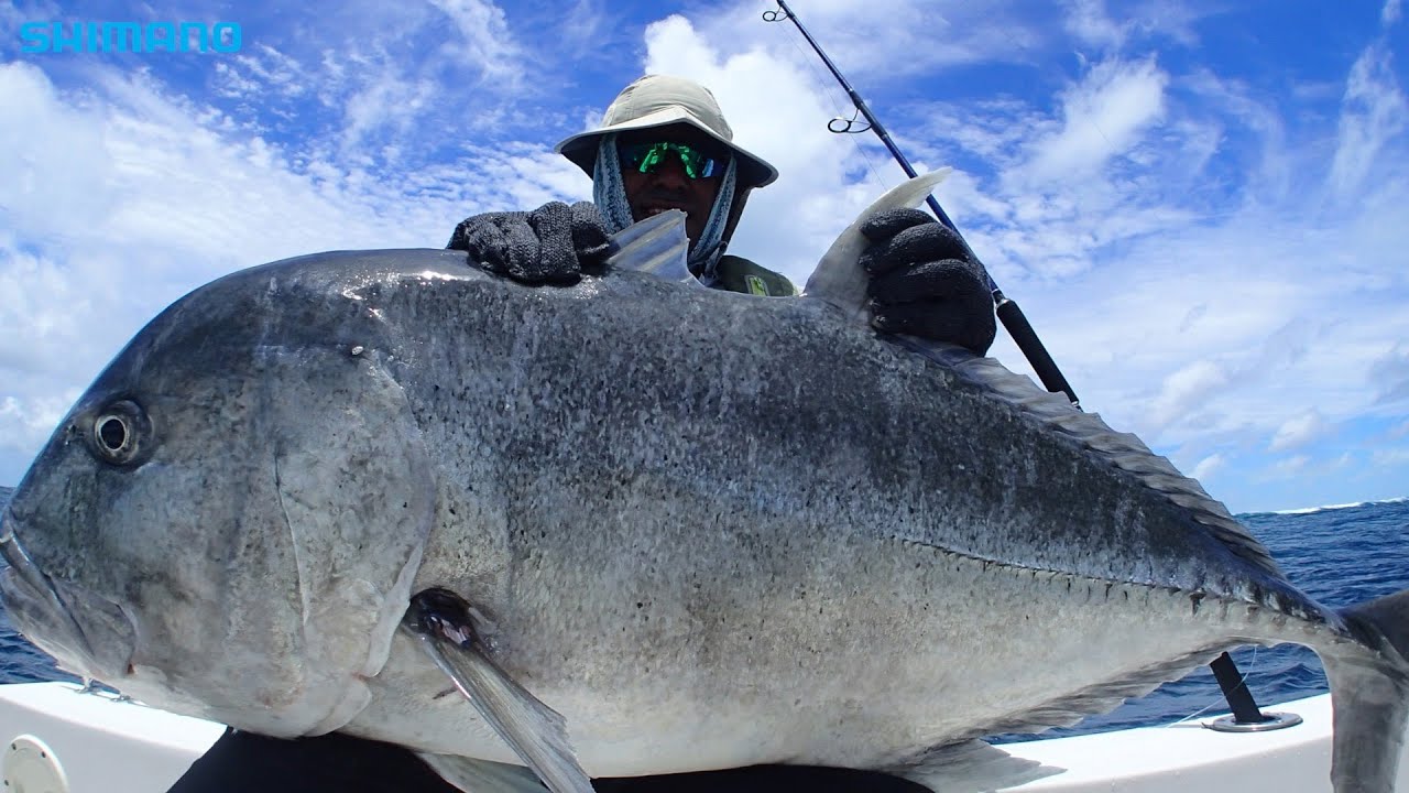 GT fishing in Maldives