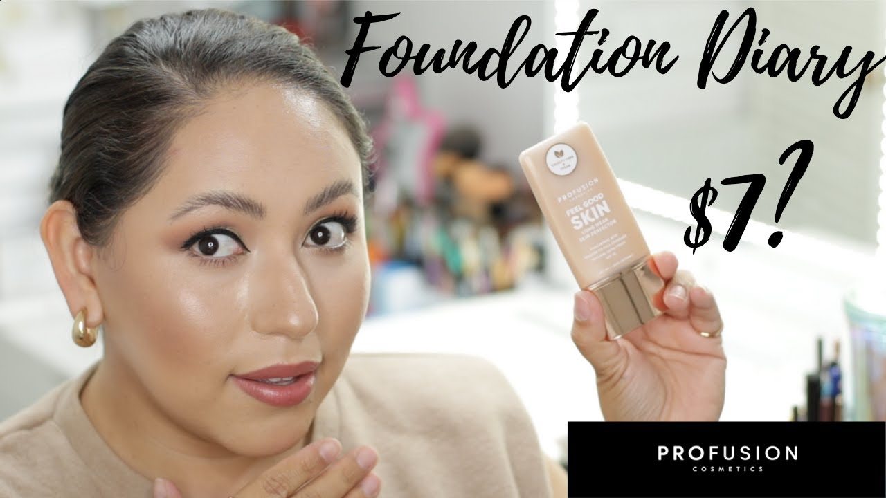 New $7 Profusion Feel Good Skin Foundation | Foundation Diary, Review and Wear Test | Honest Review