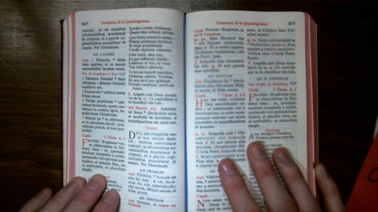 How to Pray the Divine Office: Vespers and Lauds during Lent
