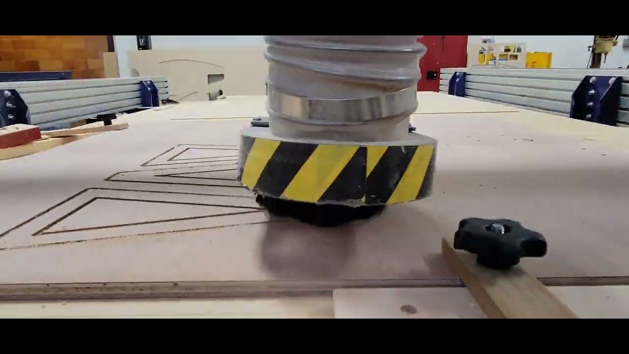 Idea (Industrial design engineering and art) CNC router demonstration video