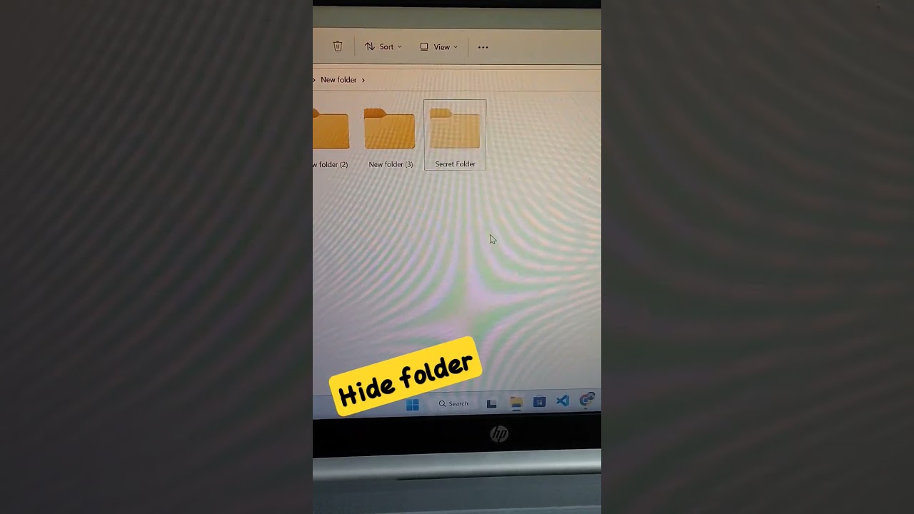 Hide secret folder in windows 11 #tips #window11