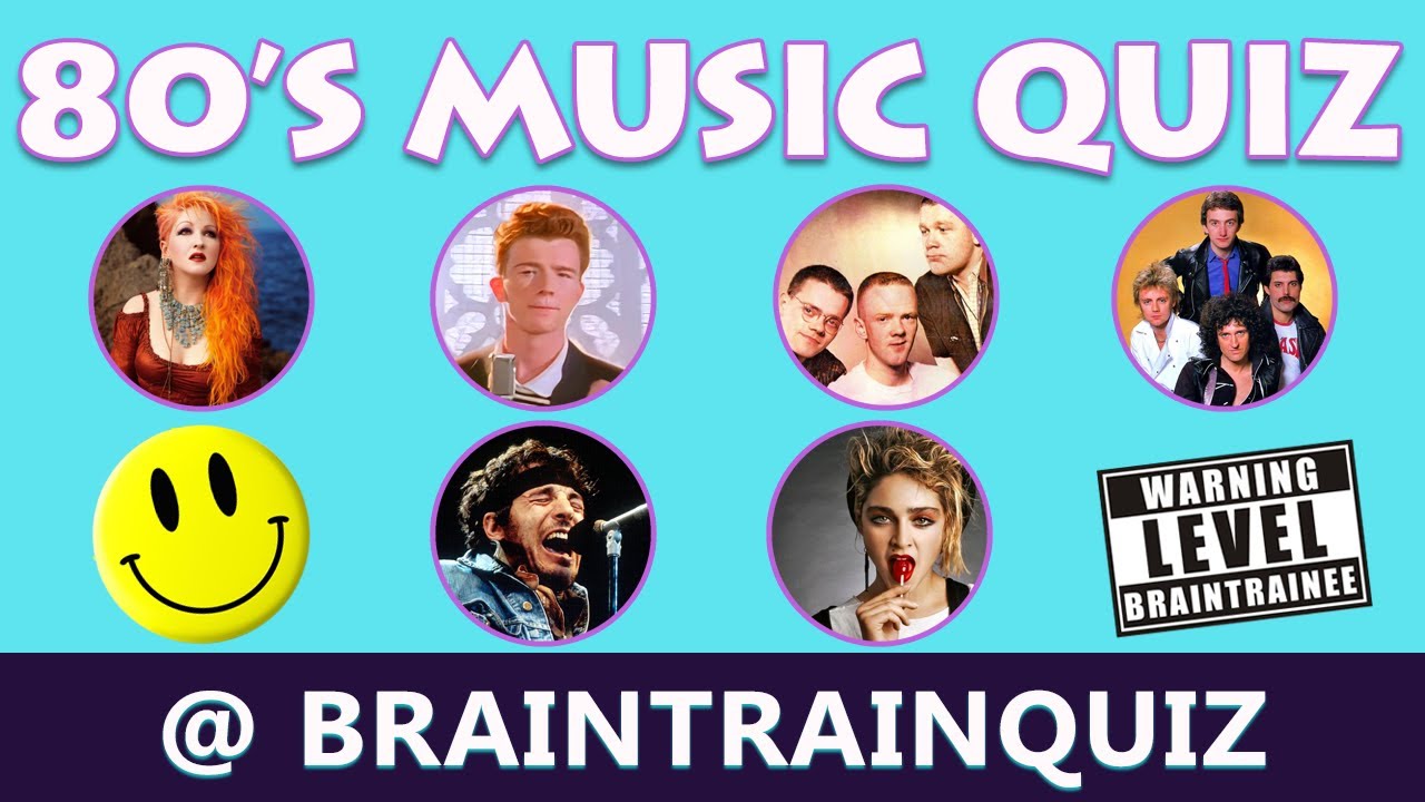 80's MUSIC QUIZ part 1: Braintrainee level