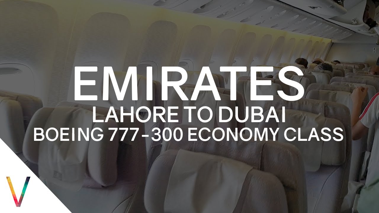 Lahore to Dubai on EMIRATES | BOEING 777-300