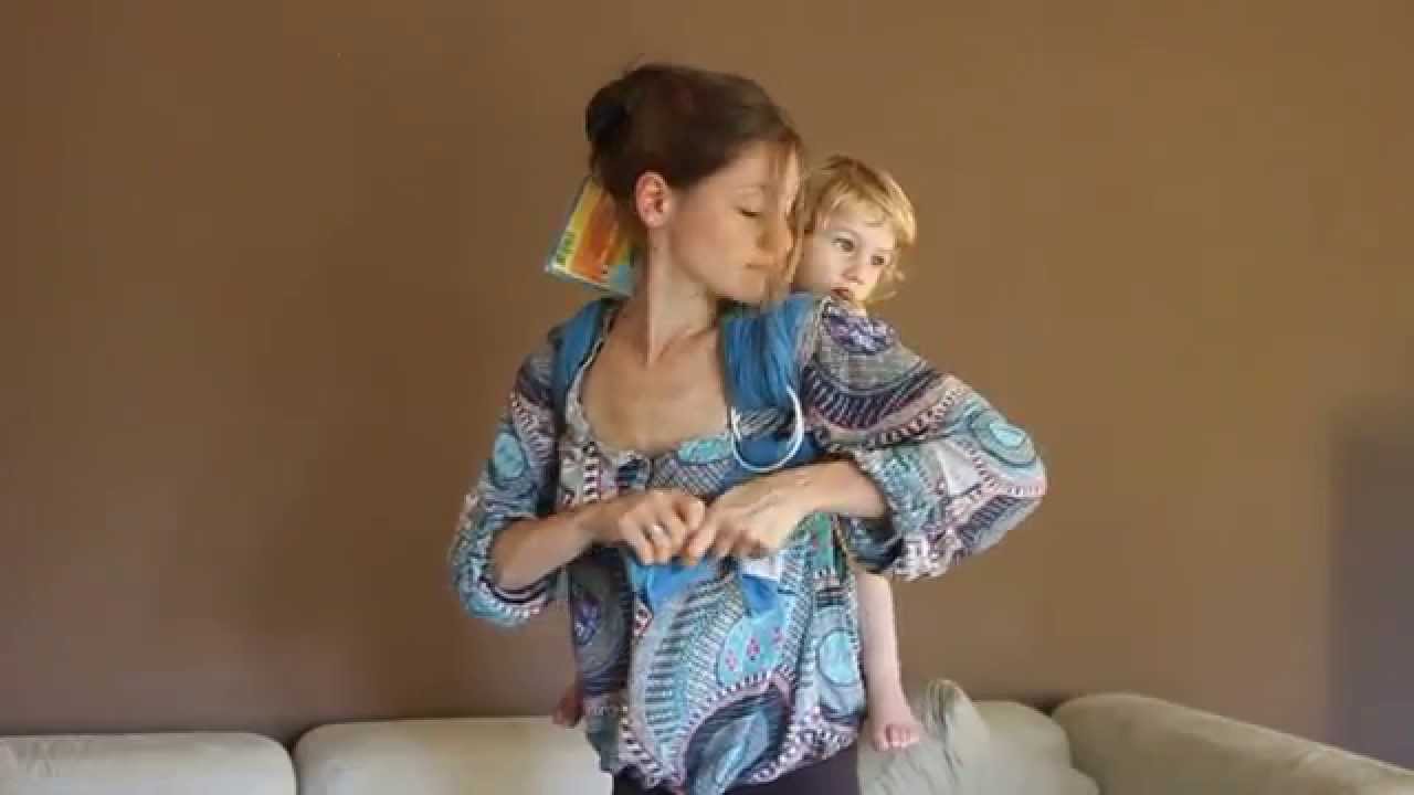 Sling dos en DHI /Double rebozo (reversed double hammock) with RS